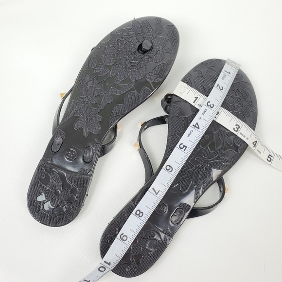 Studded Bow Rubber Flip Flops - Picture 4 of 13